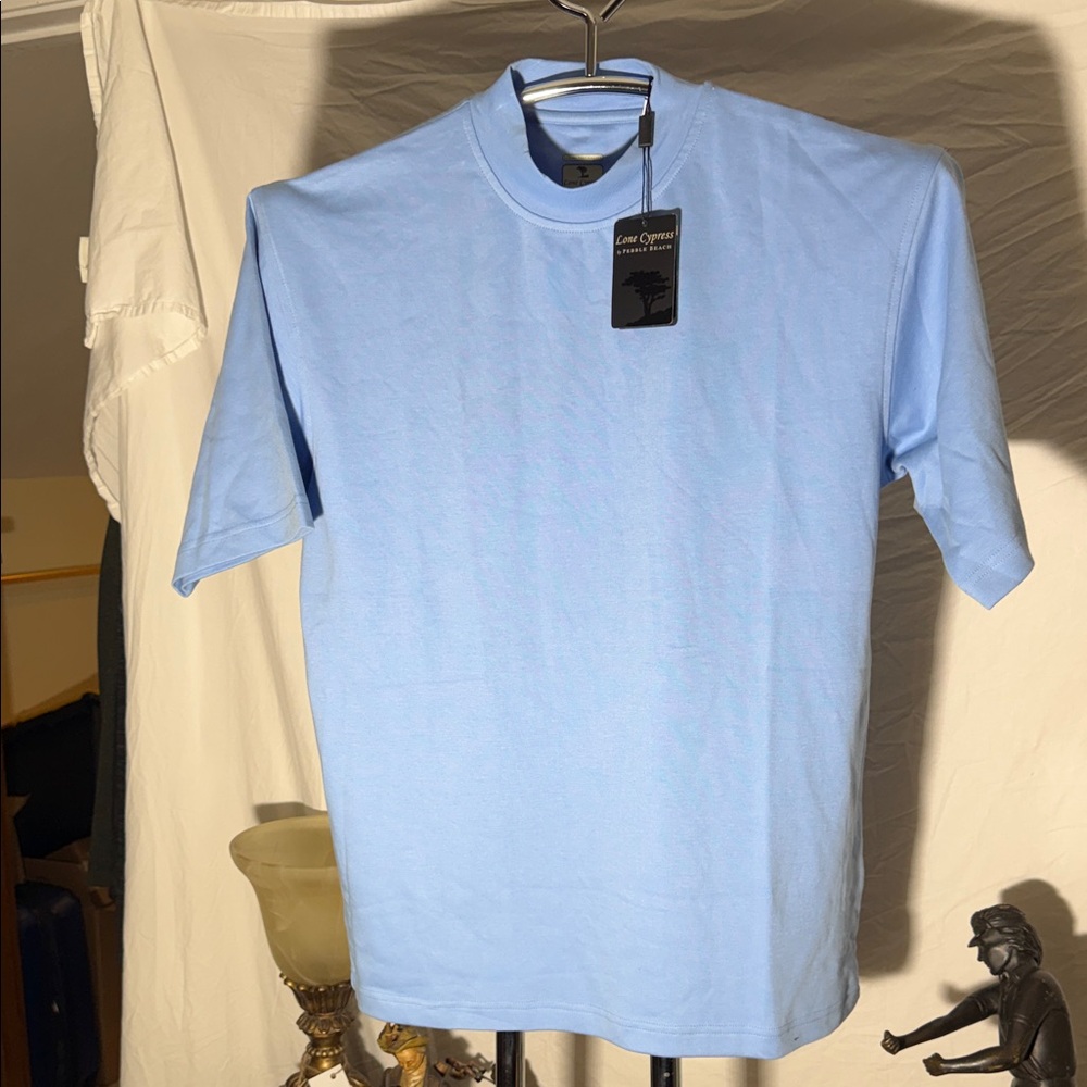 Pebble Beach Light Blue Short-Sleeve Crewneck Tee